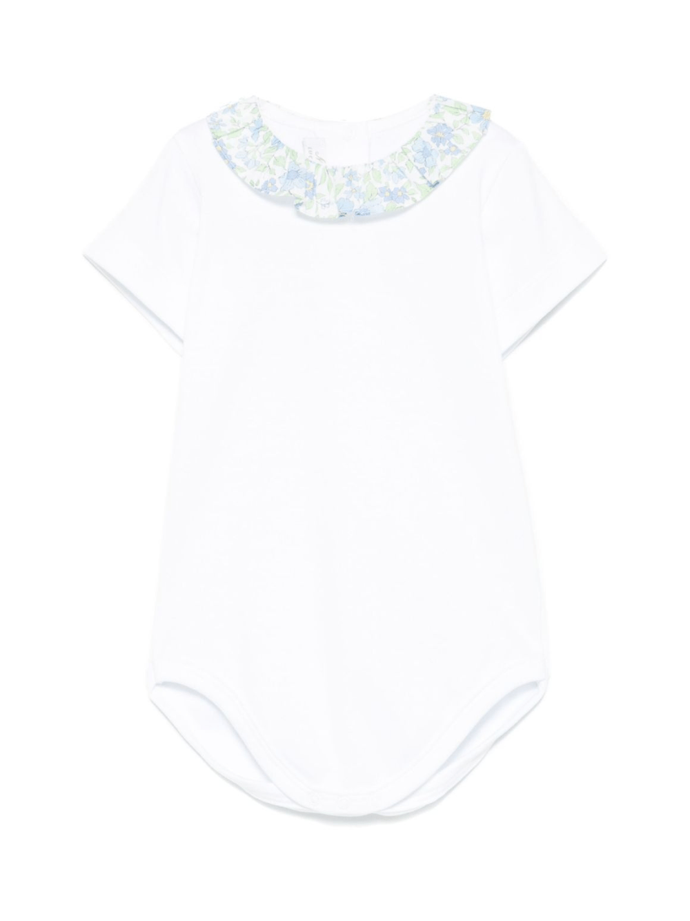 Body per neonata Mariella Ferrari bianco con ruches - Rubino Kids
