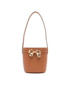 Borsa a secchiello per bambina Self - Portrait Kids marrone con tracolla singola - Rubino Kids