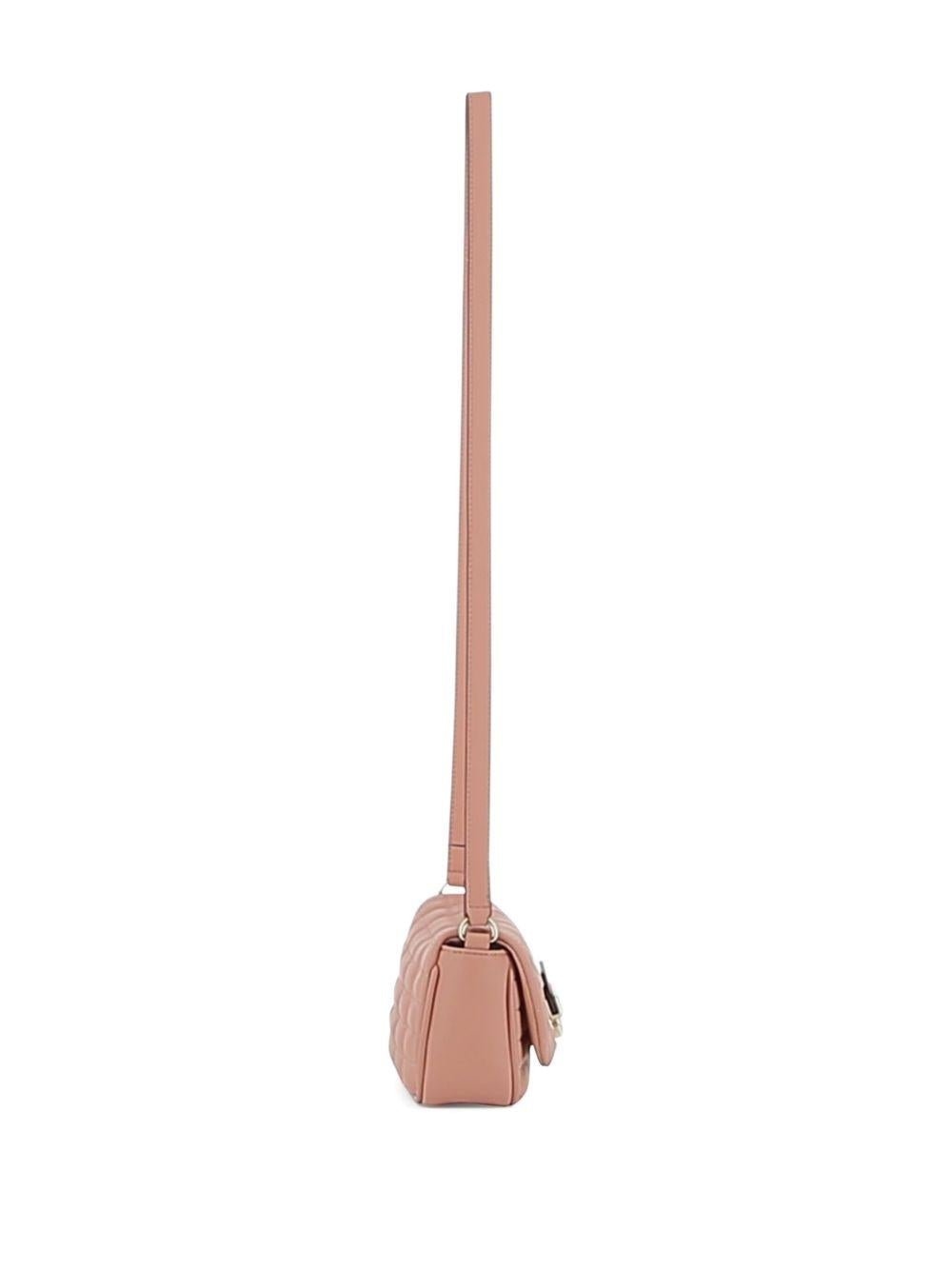 Borsa a spalla per bambina Michael Kors Kids rosa trapuntata con chiusura magnetica - Rubino Kids