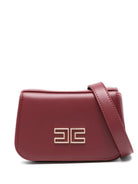 Borsa a tracolla per bambina Elisabetta Franchi La Mia Bambina rossa con cerniera goffrata - Rubino Kids