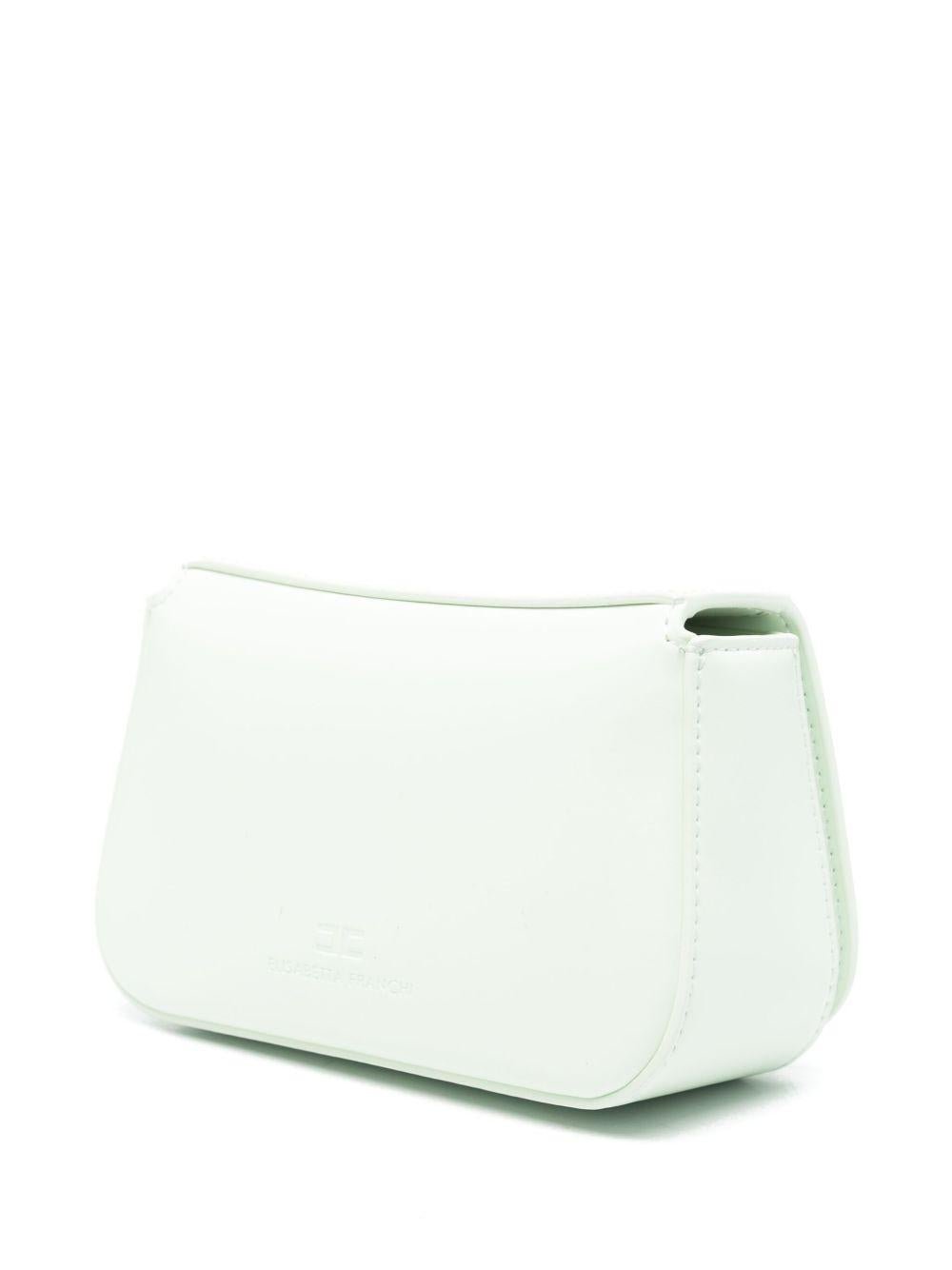 Borsa a tracolla per bambina Elisabetta Franchi La Mia Bambina verde con placca logo - Rubino Kids