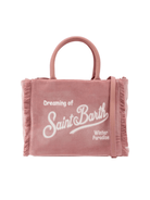 Borsa Colette per bambina MC2 Saint Barth Kids rosa con dettaglio frange - Rubino Kids