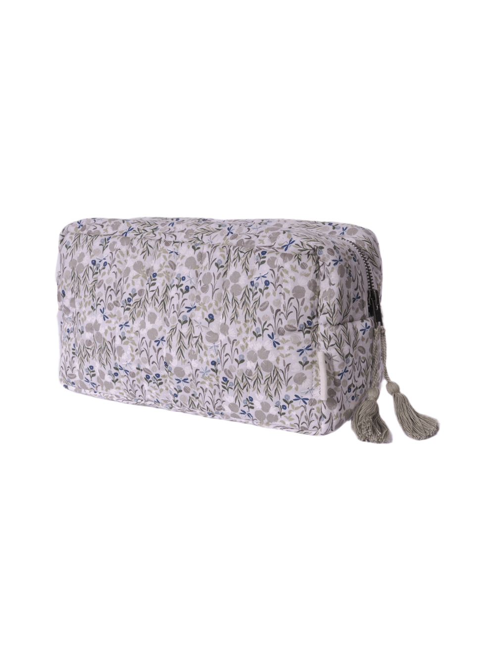 Borsa da bagno per neonati Avery Row grigia con stampa naturalistica all - over - Rubino Kids