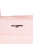 Borsa fasciatoio Choupette per neonata Karl Lagerfeld Kids rosa con logo sulla fascia - Rubino Kids