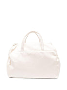 Borsa fasciatoio per neonata Elisabetta Franchi La Mia Bambina bianco con logo - Rubino Kids