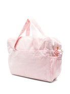 Borsa fasciatoio per neonata Moschino Kids rosa con stampa Teddy Bear - Rubino Kids