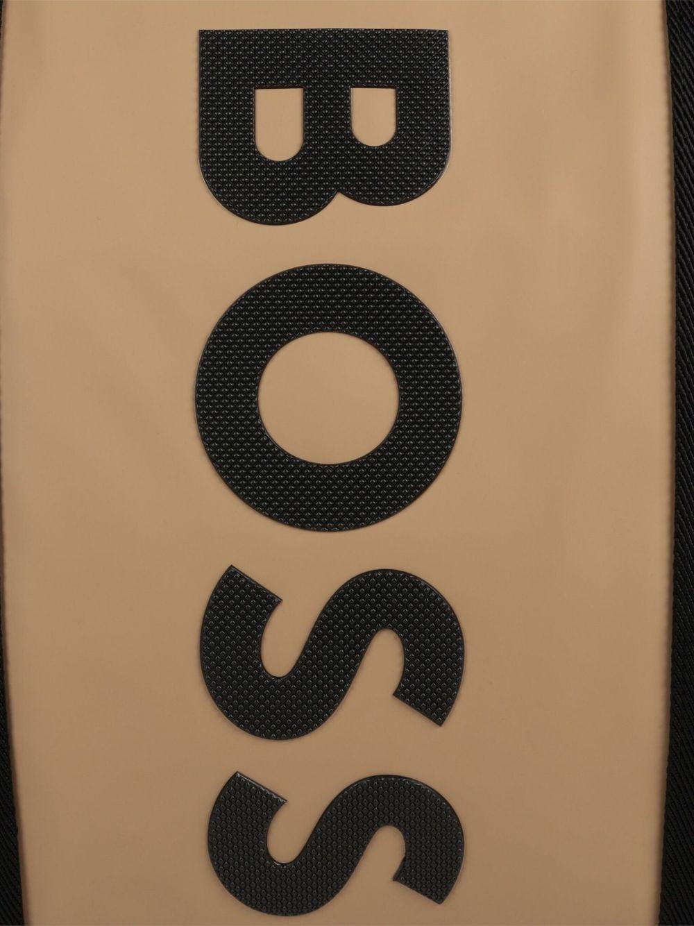 Borsa fasciatoio per neonati BOSS Kidswear beige con stampa - Rubino Kids