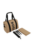 Borsa fasciatoio per neonati BOSS Kidswear beige con stampa - Rubino Kids