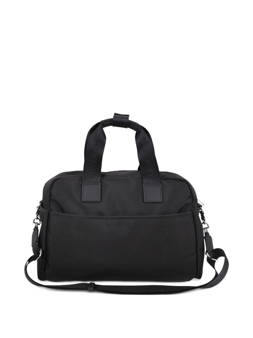 Borsa fasciatoio per neonati Givenchy Kids nera con logo - Rubino Kids