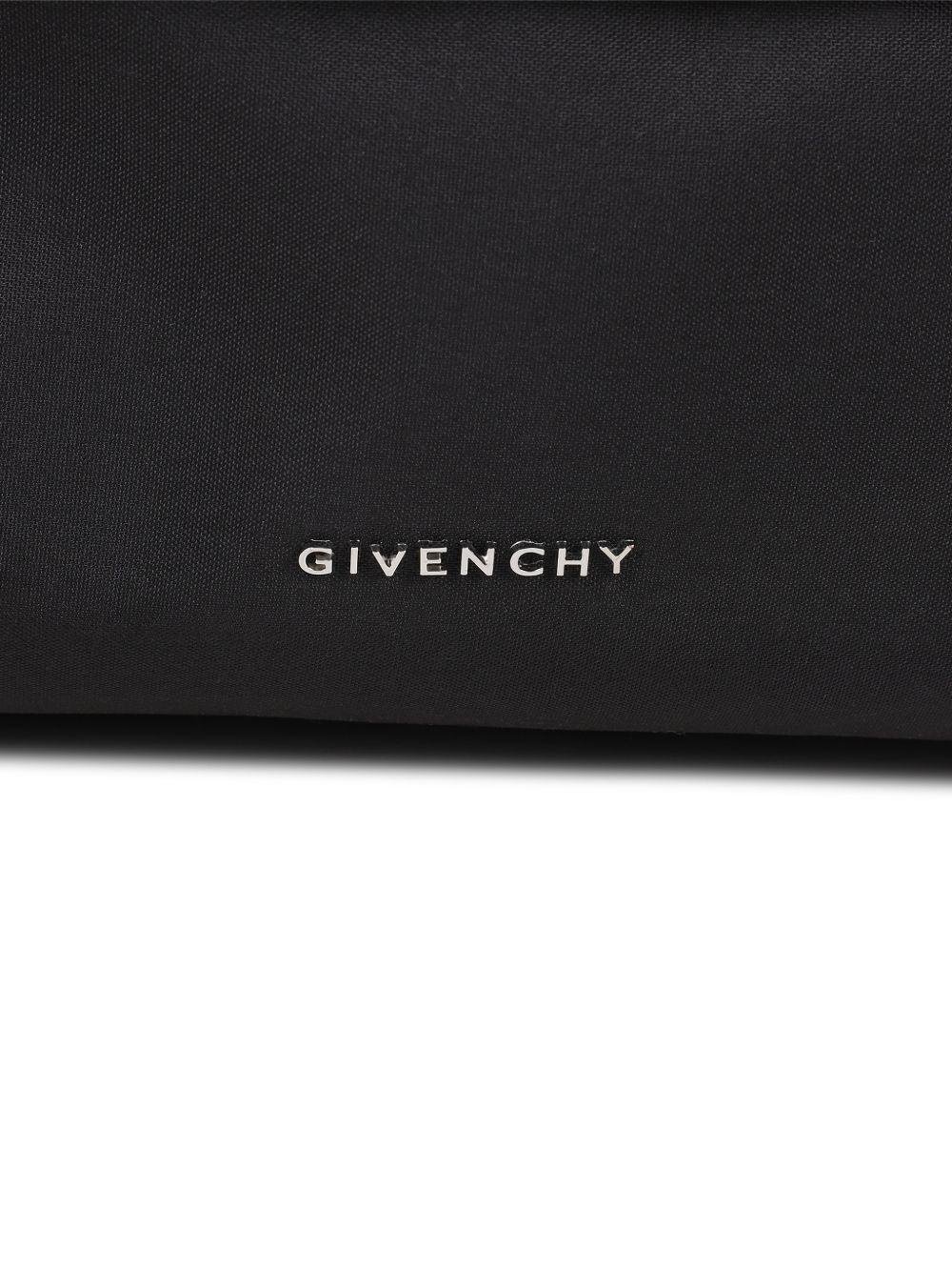 Borsa fasciatoio per neonati Givenchy Kids nera con logo - Rubino Kids