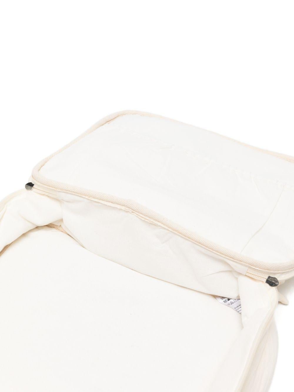 Borsa fasciatoio per neonati Petit Bateau beige con logo ricamato - Rubino Kids