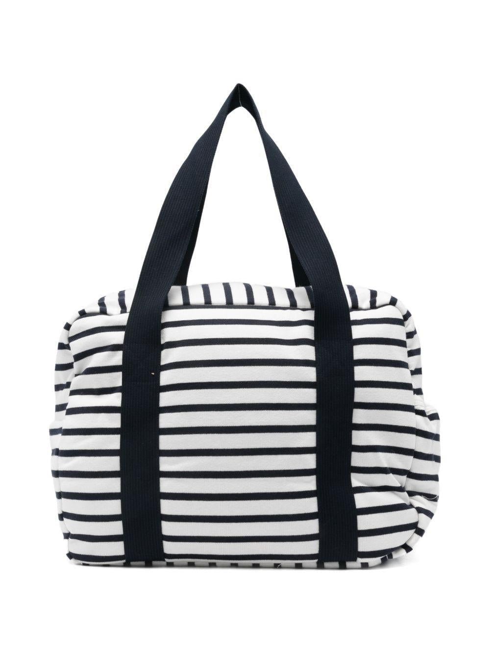 Borsa fasciatoio per neonati Petit Bateau multicolore con design a righe - Rubino Kids