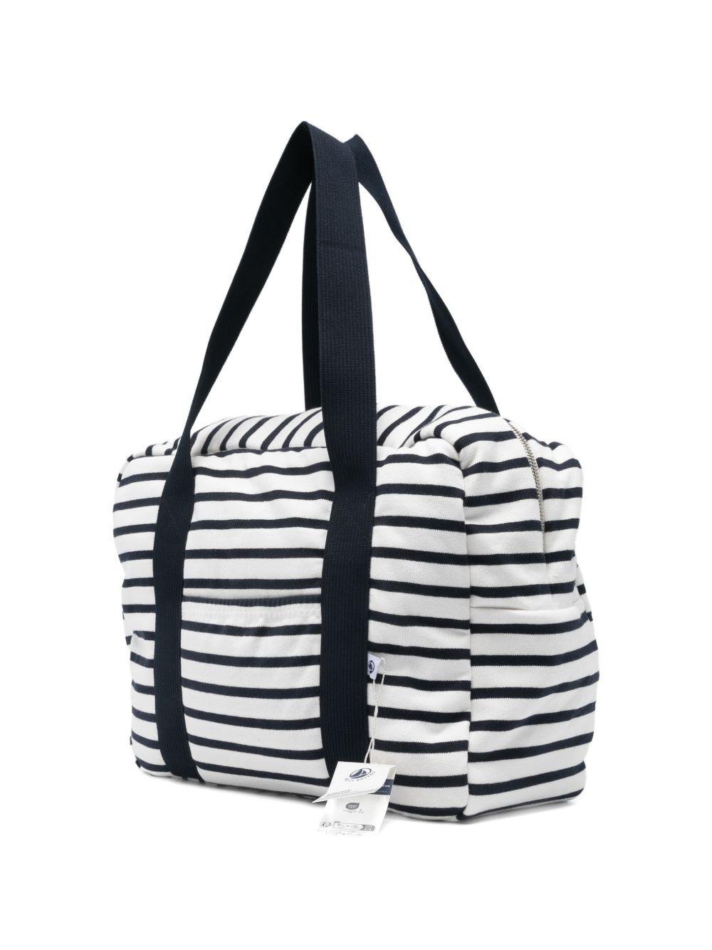 Borsa fasciatoio per neonati Petit Bateau multicolore con design a righe - Rubino Kids