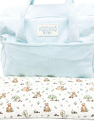 Borsa fasciatoio per neonato Moschino Kids azzurro con stampa Teddy Bear - Rubino Kids