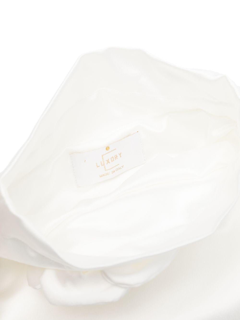 Borsa per bambina Colorichiari bianca con fiocco sul davanti - Rubino Kids