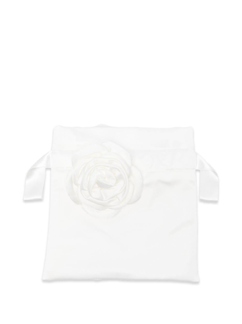 Borsa per bambina Colorichiari bianca con fiocco sul davanti - Rubino Kids