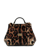 Borsa per bambina Dolce & Gabbana Kids animalier con stampa leopardata - Rubino Kids