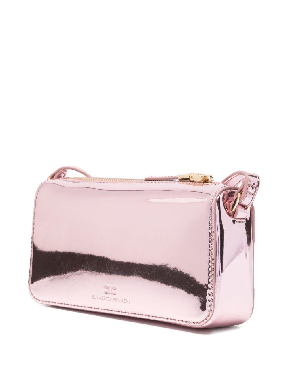 Borsa per bambina Elisabetta Franchi La Mia Bambina rosa a tracolla con logo - Rubino Kids