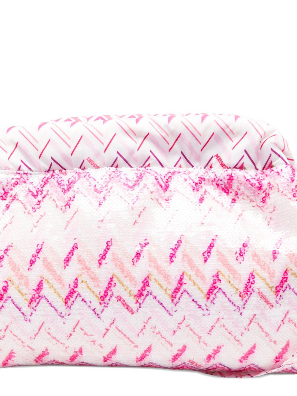 Borsa per bambina Missoni Kids multicolor con paillettes - Rubino Kids