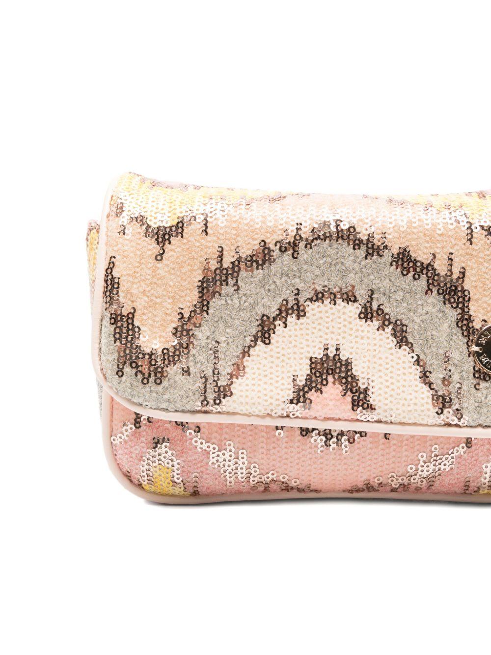 Borsa per bambina Missoni Kids rosa con paillettes e catena - Rubino Kids