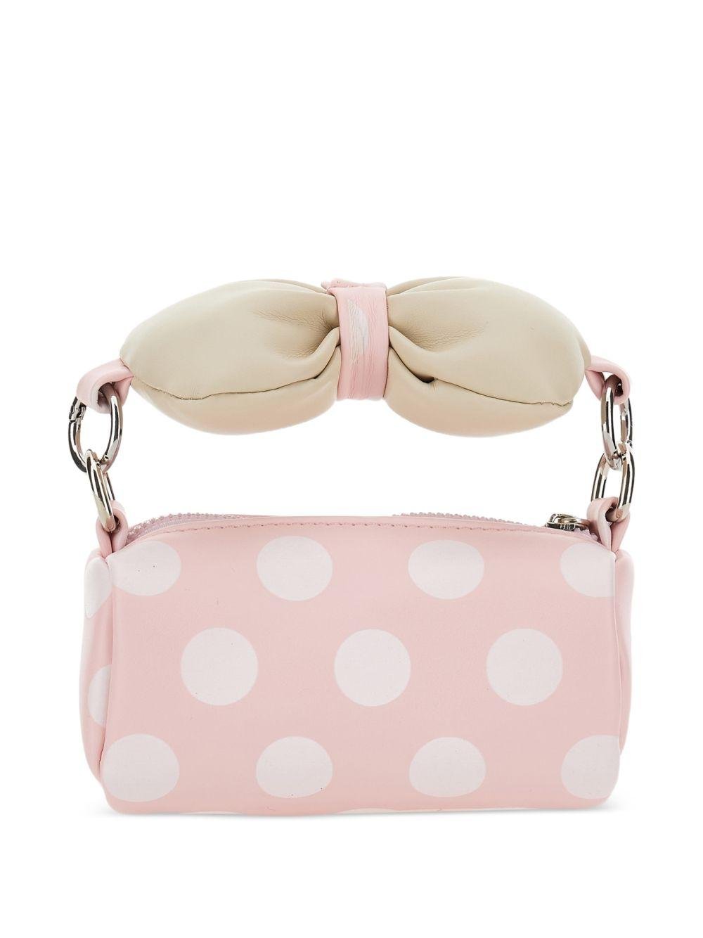 Borsa per bambina Monnalisa rosa con stampa a pois - Rubino Kids