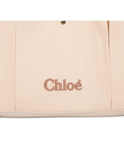 Borsa per neonata Chloé Kids beige con ricamo - Rubino Kids