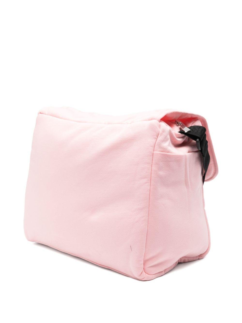 Borsa per neonata Moschino Kids rosa con stampa Teddy Bear - Rubino Kids