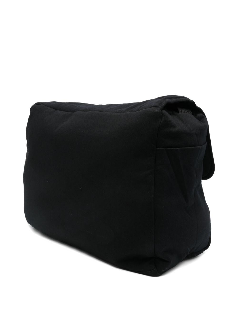 Borsa per neonati Moschino Kids nera con stampa Teddy Bear - Rubino Kids