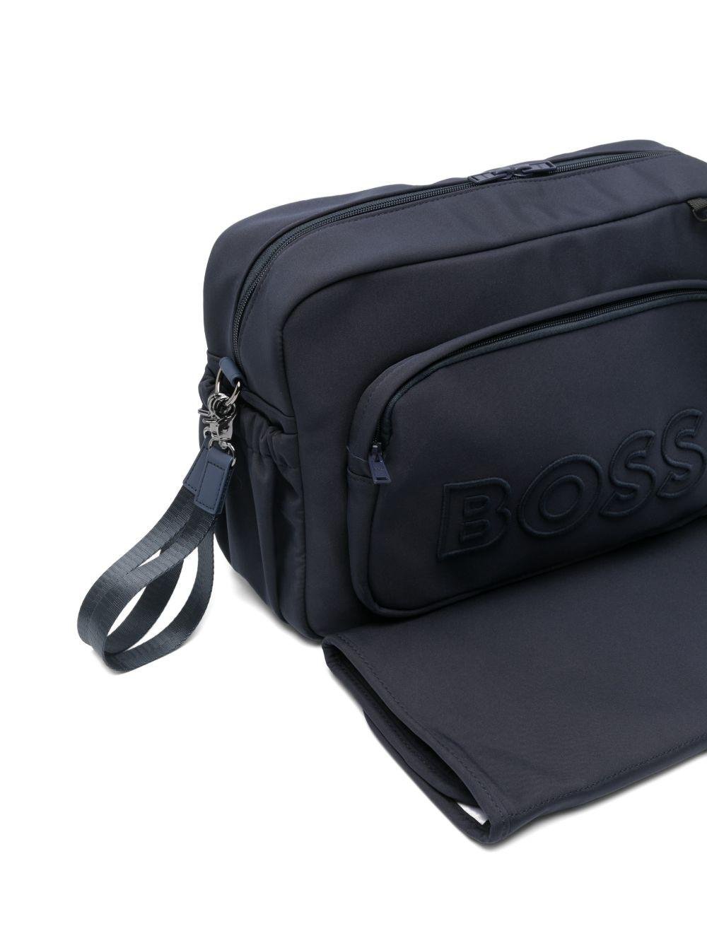 Borsa per neonato Boss Kids blu scuro con ciondolo giocattolo - Rubino Kids