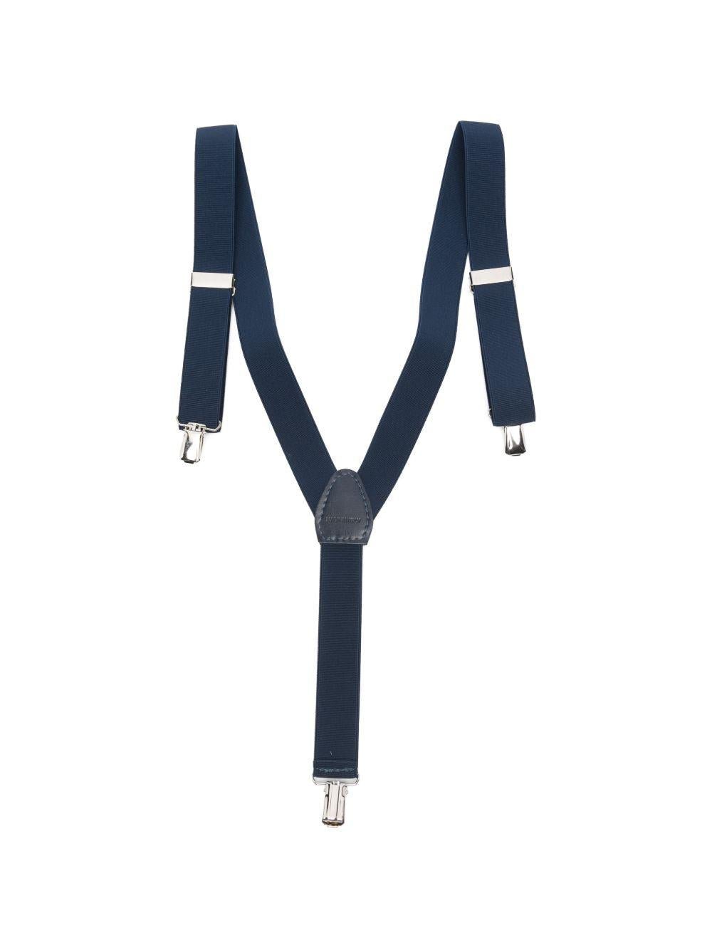 Bretelle per bambino Colorichiari blu con dettagli in metallo - Rubino Kids