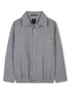 Camicia 4G per bambino Givenchy Kids grigio con colletto classico - Rubino Kids