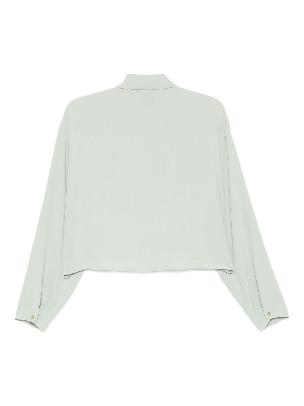 Camicia per donna Alyisi verde con chiusura a bottoni - Rubino Kids