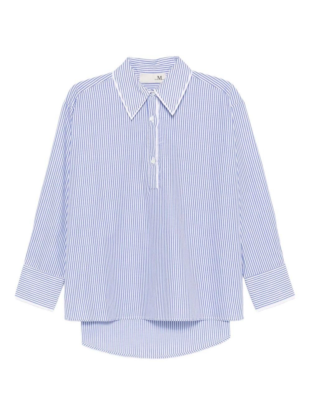 Camicia per donna THE M Olivia blu a righe bianche - Rubino Kids