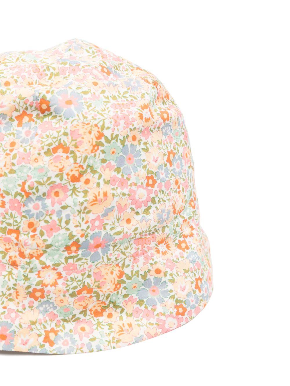 Cappello bucket Grigri per neonata Bonpoint rosa con tesa larga bassa - Rubino Kids