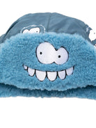 Cappello con paraorecchie per bambino Stella McCartney Kids blu con stampa mostri - Rubino Kids