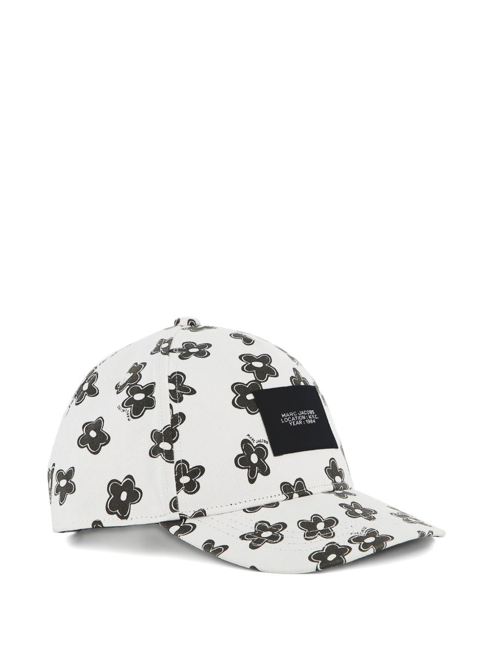 Cappello da baseball per bambina The Marc Jacobs Kids multicolore con stampa a fiori - Rubino Kids