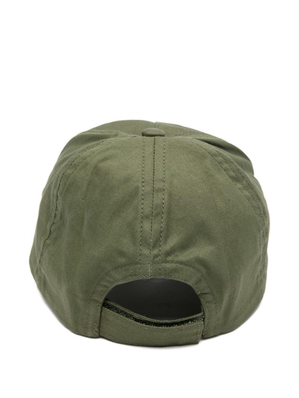 Cappello da baseball per bambini Moschino Kids verde con logo sul davanti - Rubino Kids