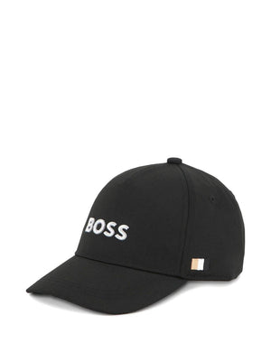 Cappello da baseball per bambino BOSS Kidswear nero con ricamo