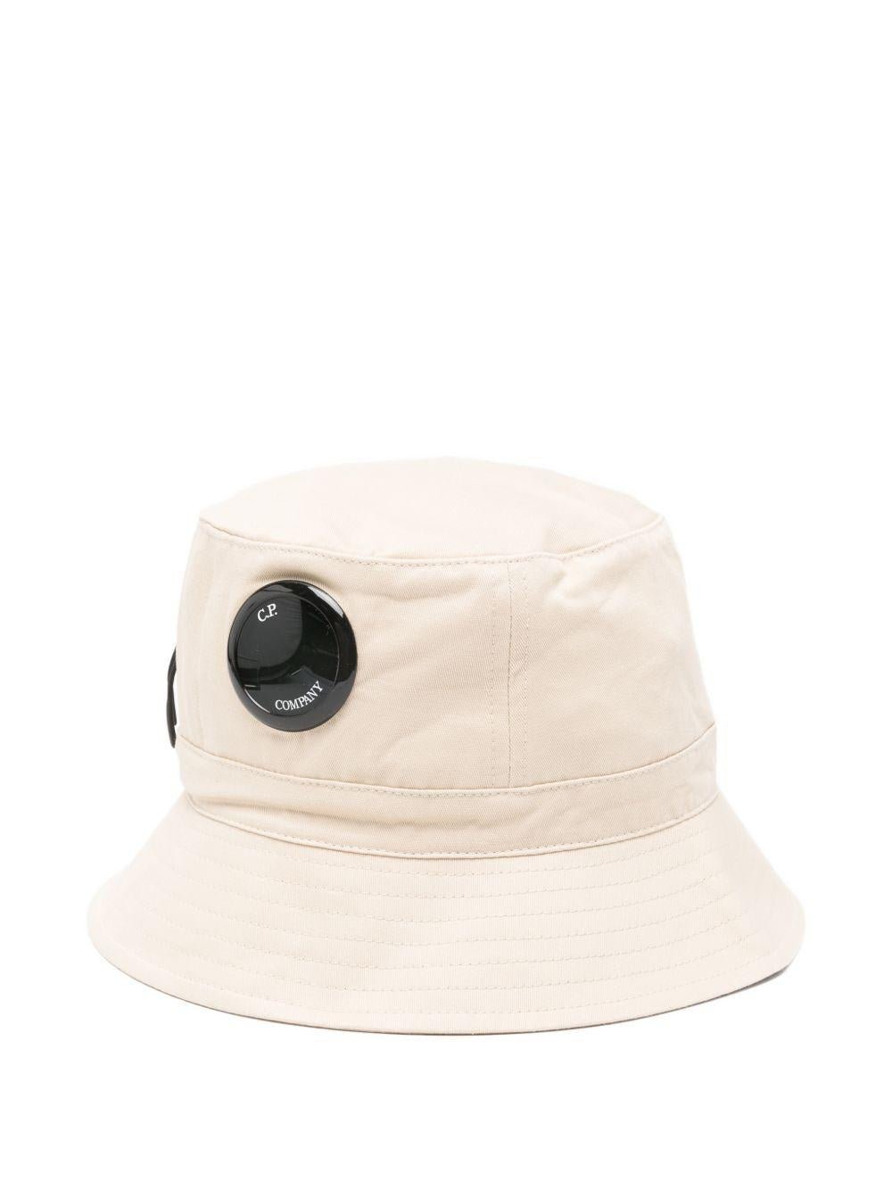 Cappello da pescatore per bambino C.P. Company Kids beige con visiera - Rubino Kids