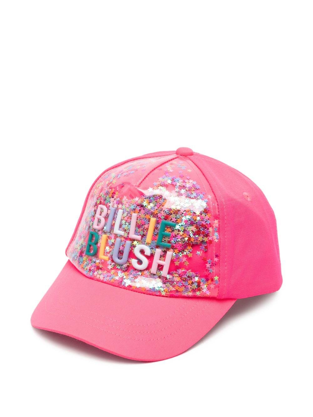Cappello per bambina Billieblush fucsia con logo in rilievo - Rubino Kids