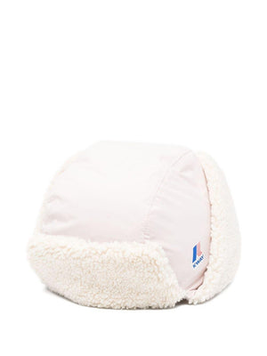 Cappello per bambina K-Way Kids rosa con paraorecchie in pile