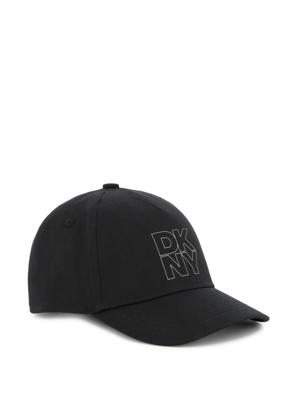 Cappello per bambino Dkny Kids nero con logo - Rubino Kids