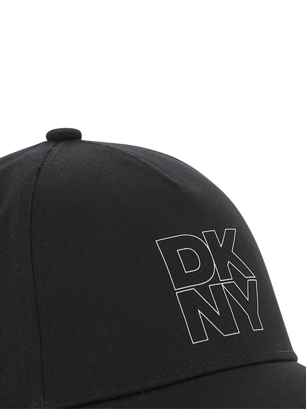 Cappello per bambino Dkny Kids nero con logo - Rubino Kids