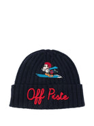 Cappello per bambino MC2 Saint Barth Kids x Mickey Mouse blu a coste - Rubino Kids