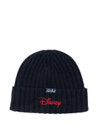 Cappello per bambino MC2 Saint Barth Kids x Mickey Mouse blu a coste - Rubino Kids