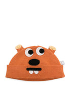 Cappello per neonati Stella McCartney Kids arancione lavorato a maglia con dettagli sulle orecchie - Rubino Kids