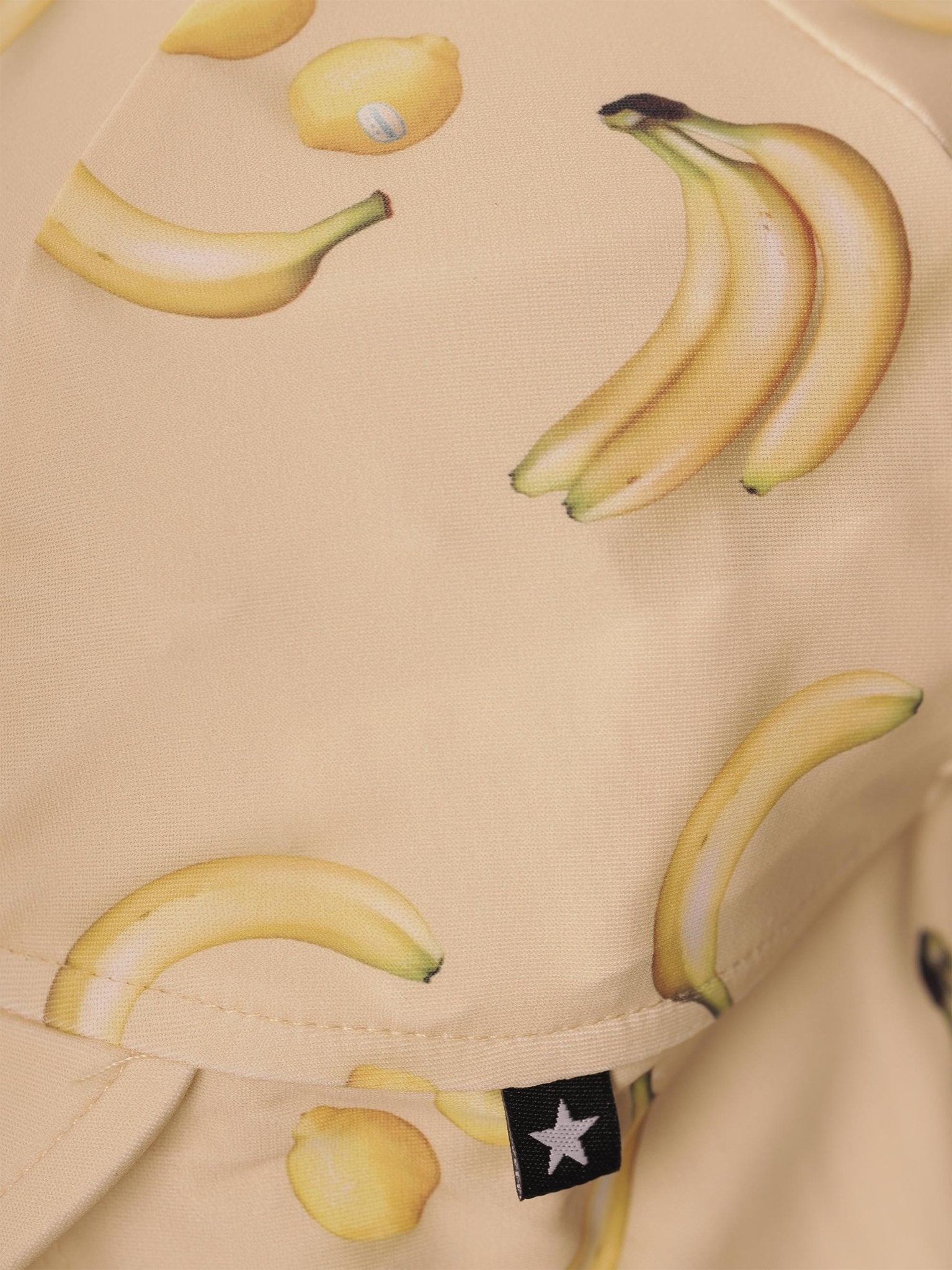 Cappello per neonato Molo giallo con stampa banane - Rubino Kids