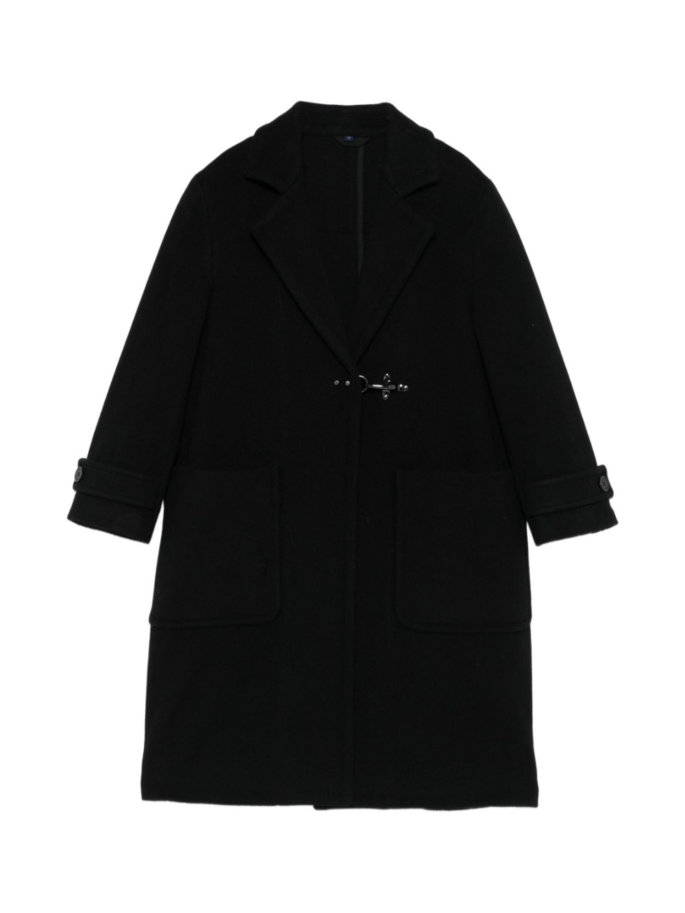 Cappotto per bambino Fay Kids nero con olivette - Rubino Kids