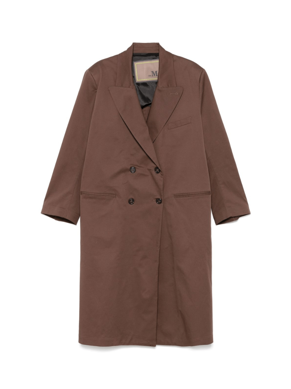 Cappotto per donna THE M Cinzano marrone con doppiopetto - Rubino Kids