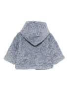 Cappotto per neonata Monnalisa blu con Teddy Bear - Rubino Kids